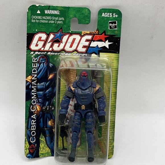 NEW Vintage GI Joe Cobra Commander ARAH 2003 Action Figure Toy Hasbro Military - Picture 5 of 7